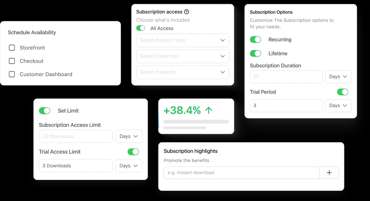 Subscription management hero