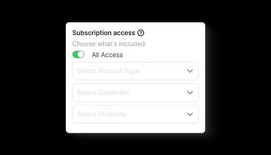Subscription access