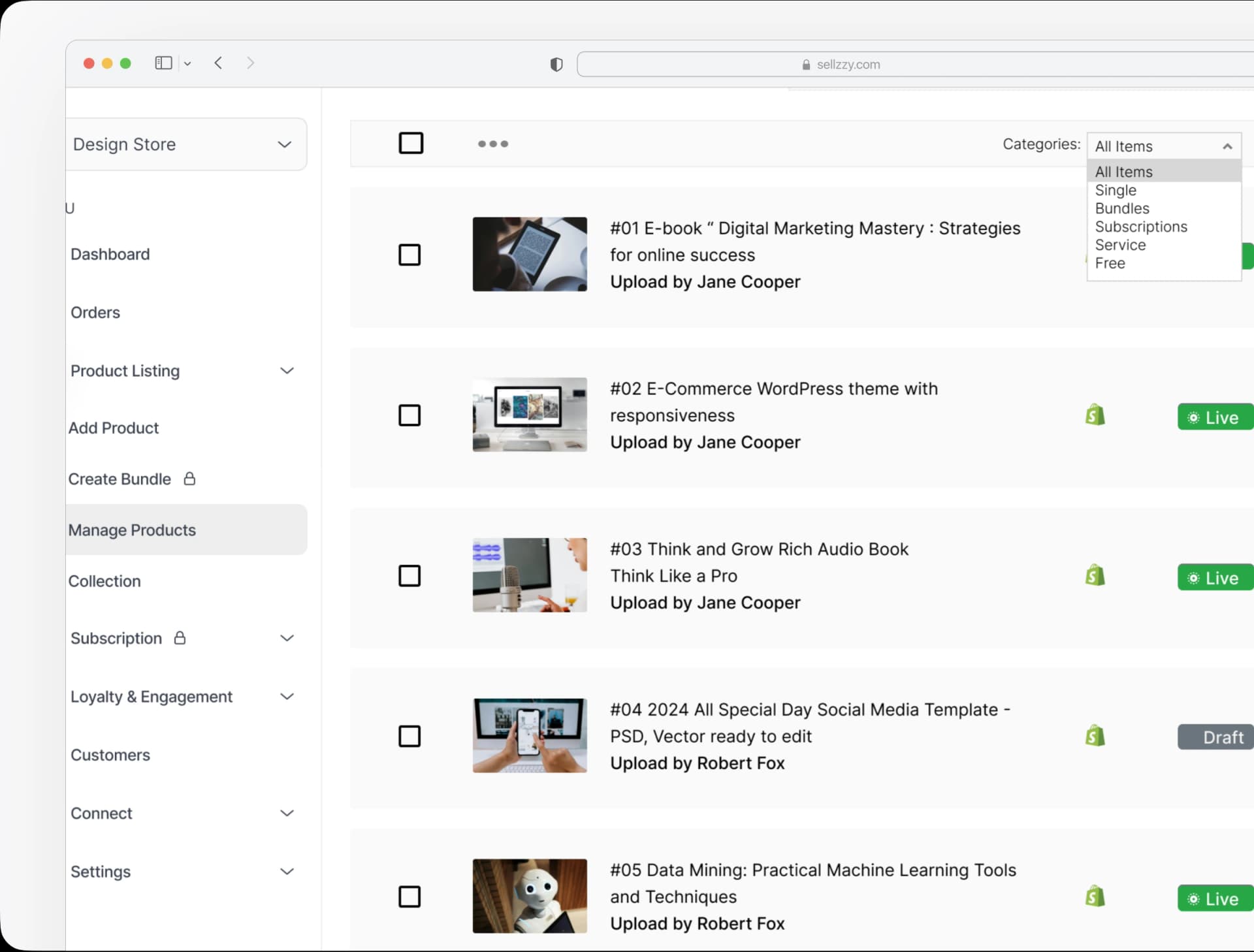 control your product image